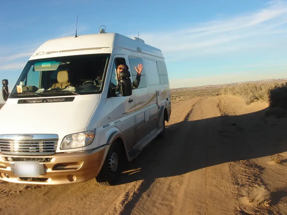 On the clay road into Chaco.