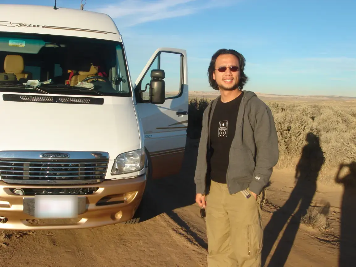 On the clay road into Chaco.