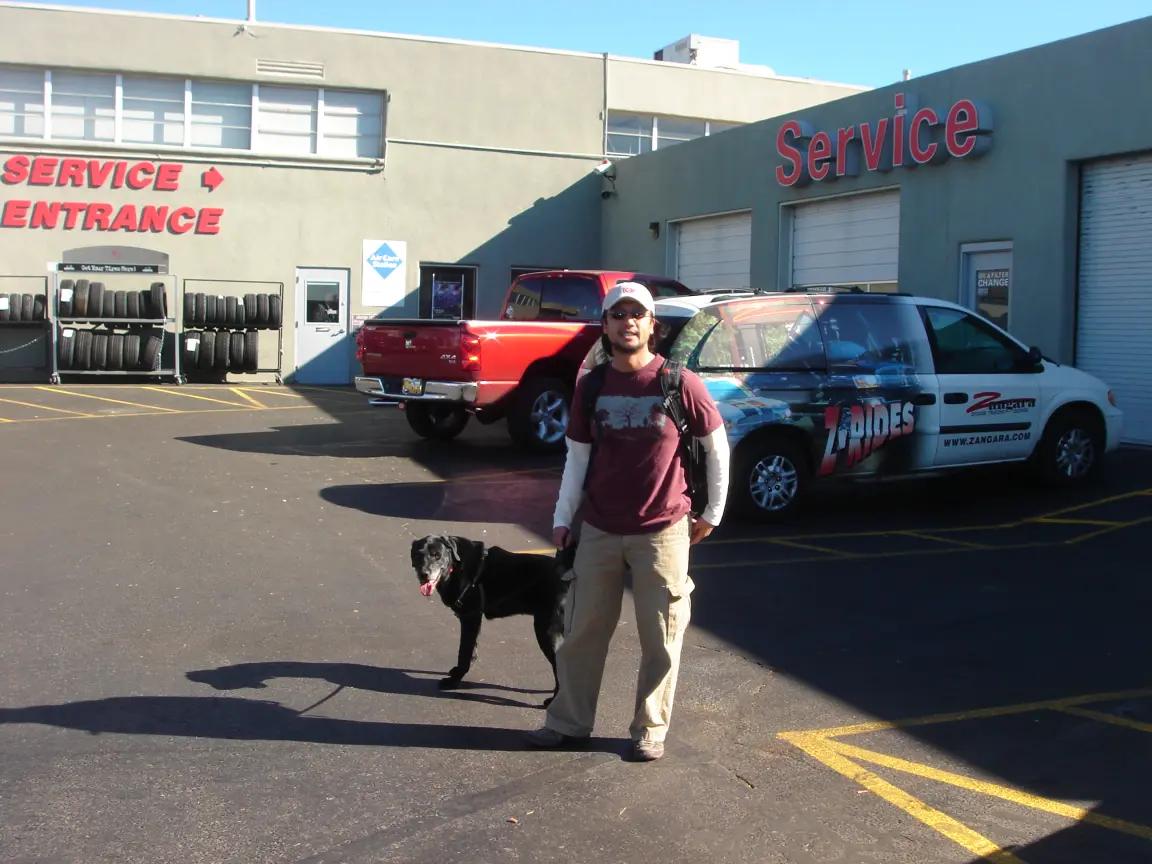Waiting out the oil change at the Dodge dealer in Albuquerque.